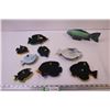 Image 6 : (8) Fish Wall Hangers + Fish Decoration