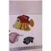 Image 4 : (9) Fish Wall Hangers