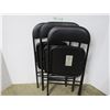 Image 1 : *(3) Folding Padded Chairs (one has Damage to Seat)