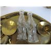 Image 4 : Brass Tray w/cups - Cola Salt & Pepper Shakers
