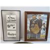 Image 2 : Saskatoon Prints 1991 - Last Supper on Slab Wood - Baseball Rain Picture
