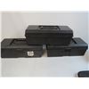 Image 3 : Easy Mover Disks - (3) Torch Cases - (1) Fishing Tackle Box - (2) Hammers - Protective Glasses
