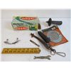 Image 3 : Vintage Tools - Drain-Matic - Folding Yard Stick - Misc Items