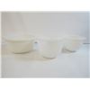 Image 3 : (3) Glass Mixing Bowls (one is Glasbake)