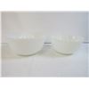 Image 4 : (1) Fire King Mixing Bowl - Chip-Dip Dishes - (1) Glasbake Dish - Bowl - Candles