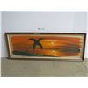 Image 1 : *Framed Painting on Board (18" x 51")