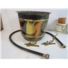 Image 4 : Assorted Plant Pots - (2) Brass Wall Hooks - Sprinkler & Hose Ends