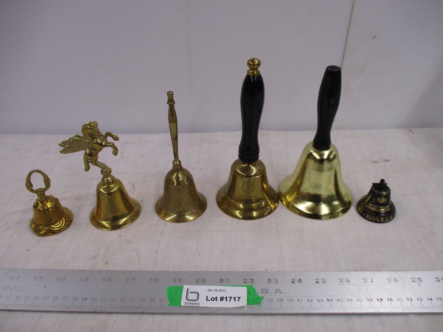 Bell Collection Bell collection (6 total) - Bodnarus Auctioneering
