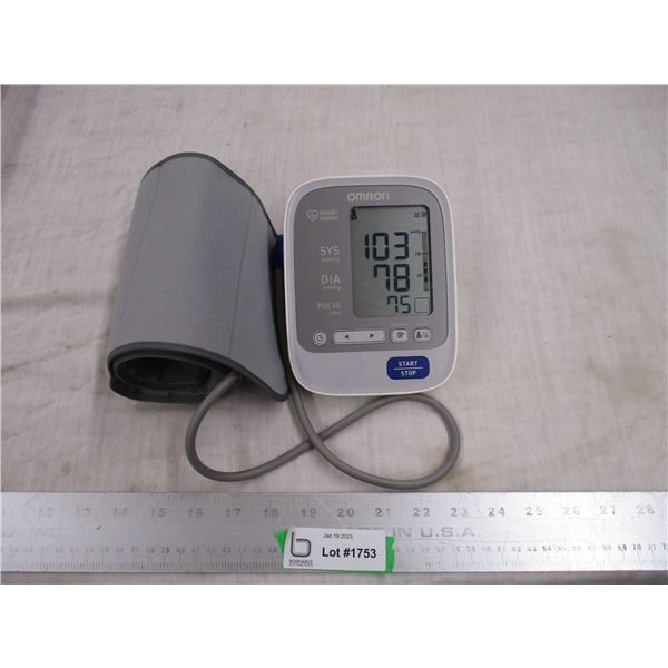 Omron blood pressure monitor