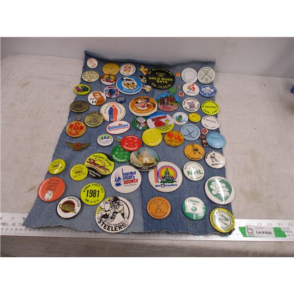 Vintage Pinback Items - Bodnarus Auctioneering