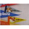Image 2 : (6) Vintage Walt Disney Pennants