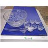 Image 1 : Punch Bowl w/ Glass, (6) Cups