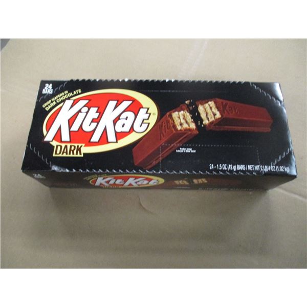 DARK CHOCOLATE KIT KAT BARS (24) PER BOX