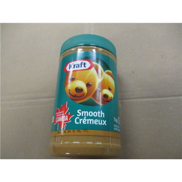 KRAFT SMOOTH PEANUT BUTTER (1 KG) PER JAR