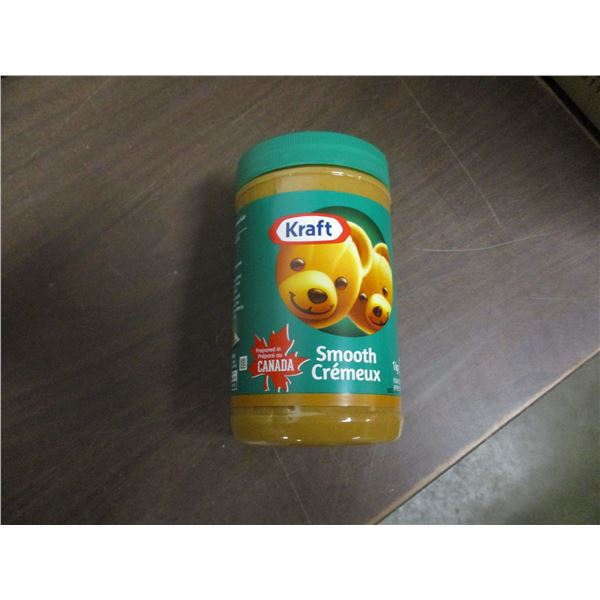 KRAFT SMOOTH PEANUT BUTTER (1 KG) PER JAR