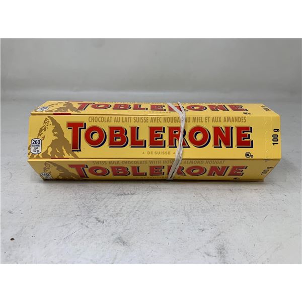 Toblerone Swiss Milk Chocolate with Nougat (6 x 100g)