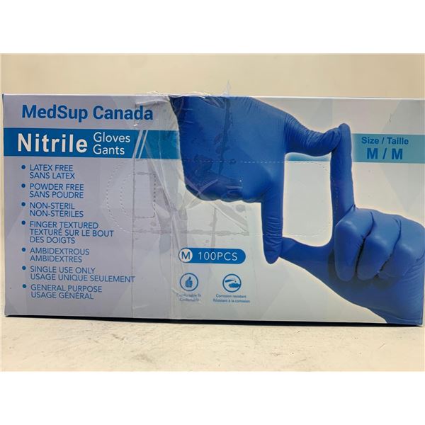 MedSup Canada Nitrile Gloves 100pcs (M)