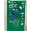 Image 1 : Mediocom Vulcan Nitrile Gloves (XL 150pcs)
