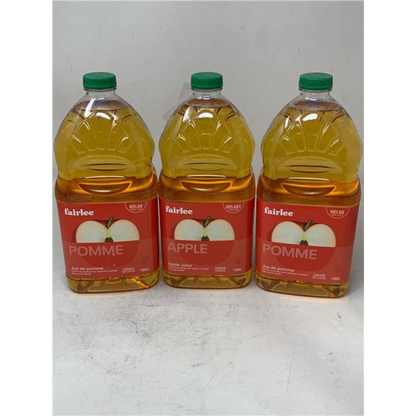 Fairlee Apple Juice (3 x 1.89L)