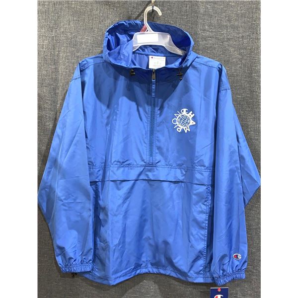 Champion Royal Blue Rain Jacket Pullover (L)