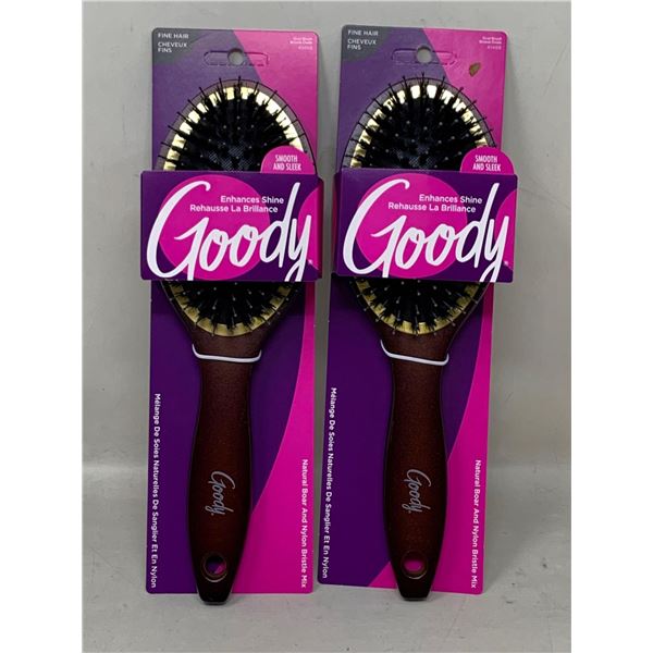 Goody Smooth and Sleek Hair Brush (2ct)