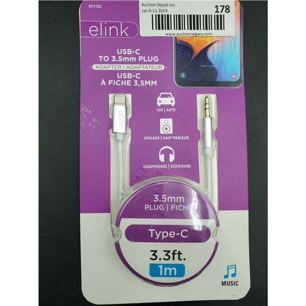 elink USB-C to 3.5mm Plug