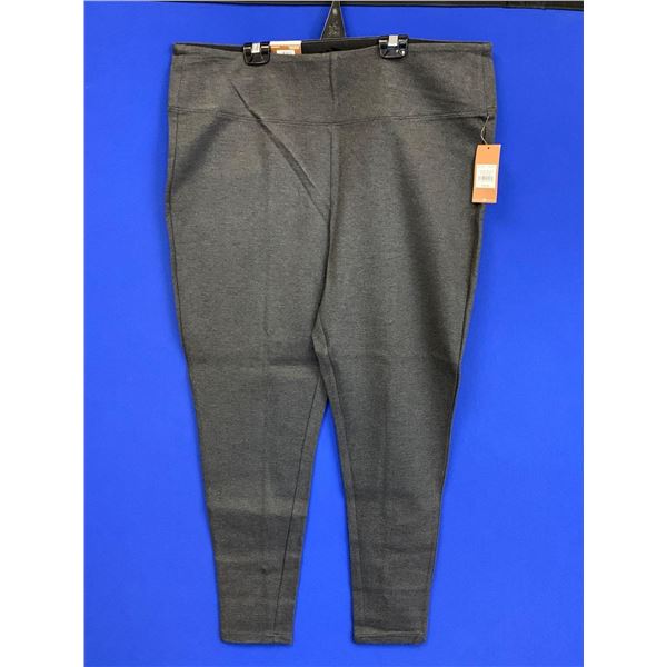 High Rise Charcoal Grey Leggings (XXL)