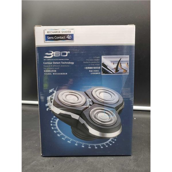 360 4D Recharge Shaver-Complete Acute Shaving System