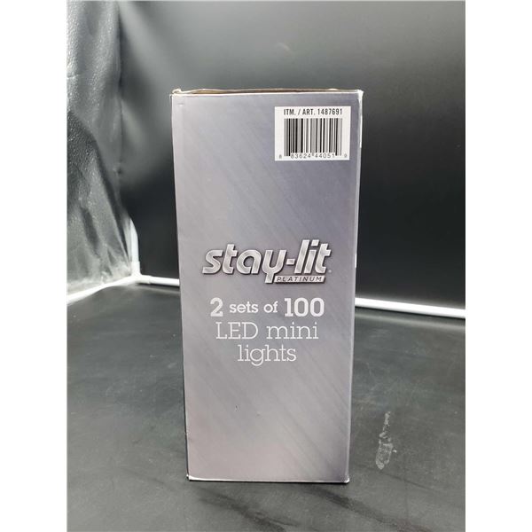 Sylvania Stay-Lit 100 lights, Pure White