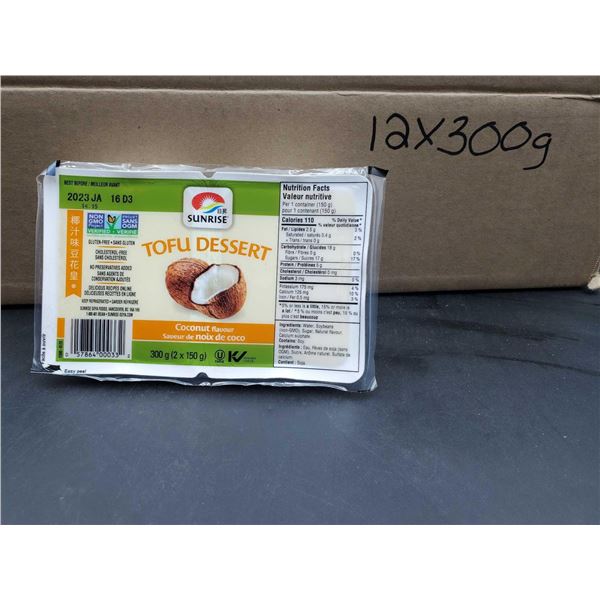 Sunrise Tofu Dessert - Coconut Flavor 12x300g