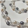 Image 2 : Fresh Water Pearl 18" Neckalce And Bracelet 7.5" Necklace (~Size )(Ring is resizable for $40) (~leng