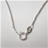 Image 3 : Silver 15" 3.9G Necklace (~Size )(Ring is resizable for $40) (~length inches), Suggested Retail Valu