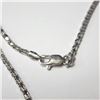 Image 3 : Silver 20" Necklace (~Size )(Ring is resizable for $40) (~length inches), Suggested Retail Value $80