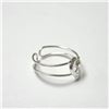Image 2 : Silver Cubic Zirconia Ring (~Size )(Ring is resizable for $40) (~length inches), Suggested Retail Va