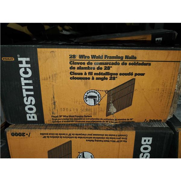 Bostitch 28° Wire Weld Framing Nails 2000 Count