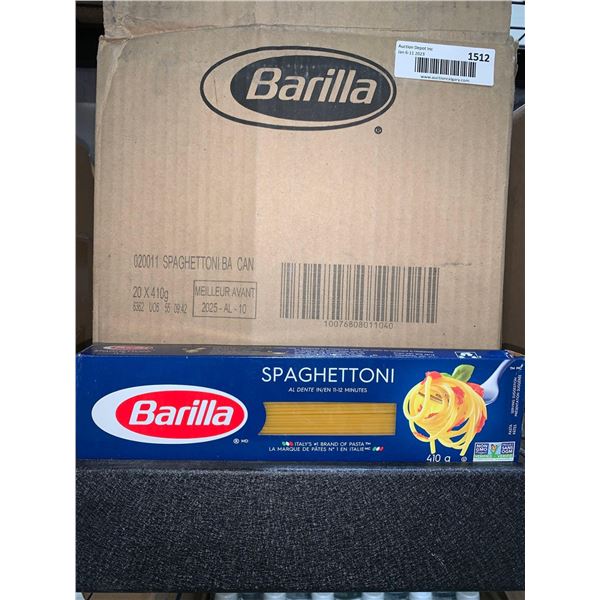 Case Lot Of Barilla Spagettoni 20 x 410g