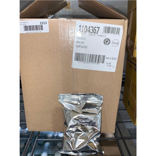 Case Lot Of Dellcafe Coffee 64 x 2.5oz