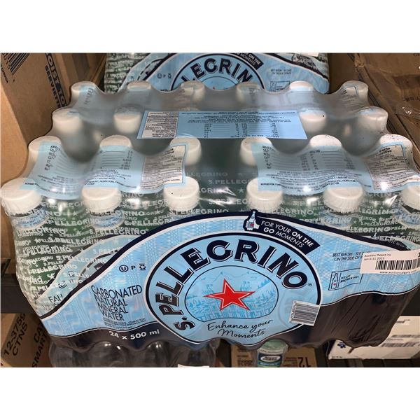 Case Lot Of San Pellegrino Carbonated Water 24 X 500ml