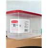 Image 3 : Case Lot Of Rubbermaid Dry Food Storage Containers 6 Count