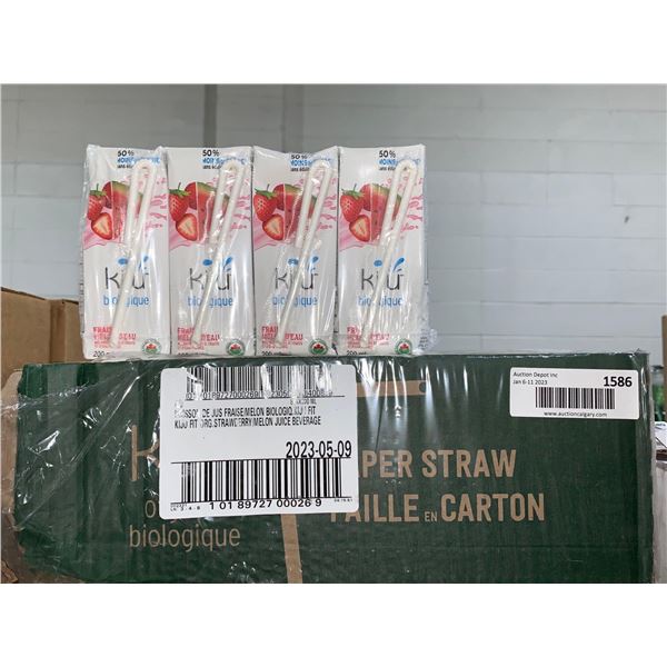 Case Lot Of Kiju Strawberry Melon Juice 8 x 4 x 200ml