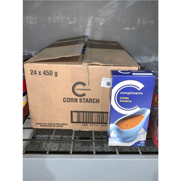 Case Lot Of Compliments Corn Starch 24 x 450g