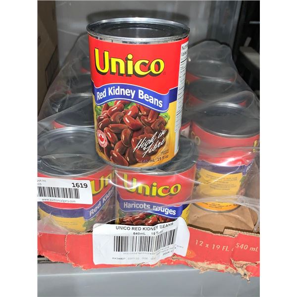 Case Lot Of Unico Red Kidney Beans 12 x 540ML