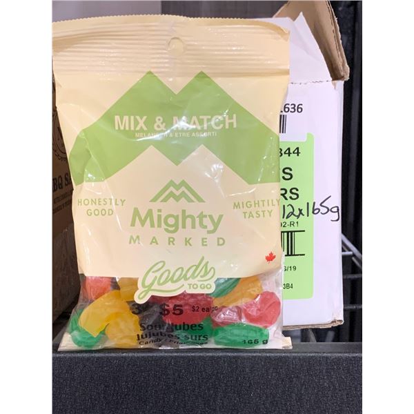 Case Lot Of Mix & Match Sour Jubes 12 x 165g