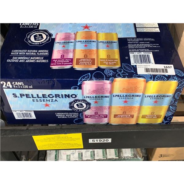 Case Lot Of San Pellegrino 8 x 3 x 330ml