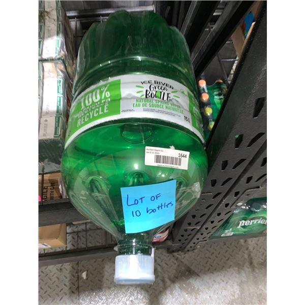 Case Lot Of Ice River Green Bottle Spring Water 10 x 15L