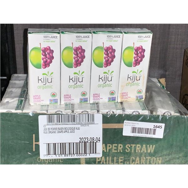 Case Lot Of Kiju Apple Grape Juice 8 x 4 x 200ml