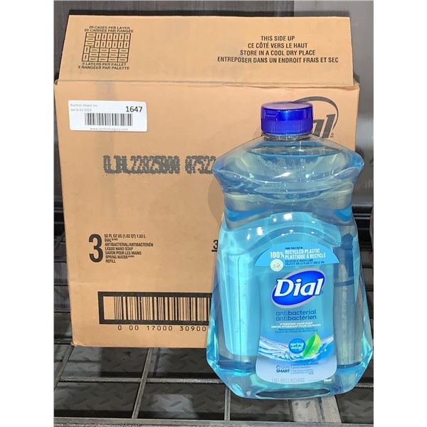 Case Lot Of Dial Soap 3 x 1.53L