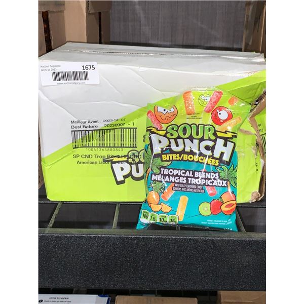 Case Lot Of Sour Punch Bites Tropical Blends