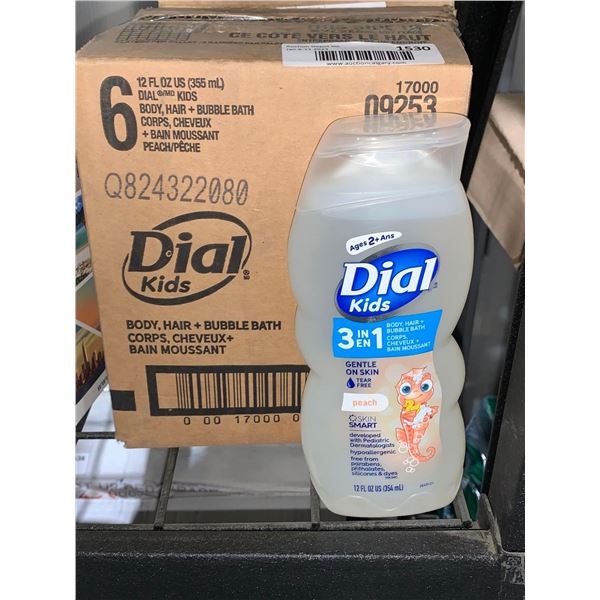 Case Lot Of Dial Kids 3 in 1 Soap 6 x 355ml