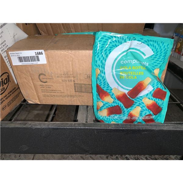 Case Lot Of Compliments Cola Bottles 12 x 125g